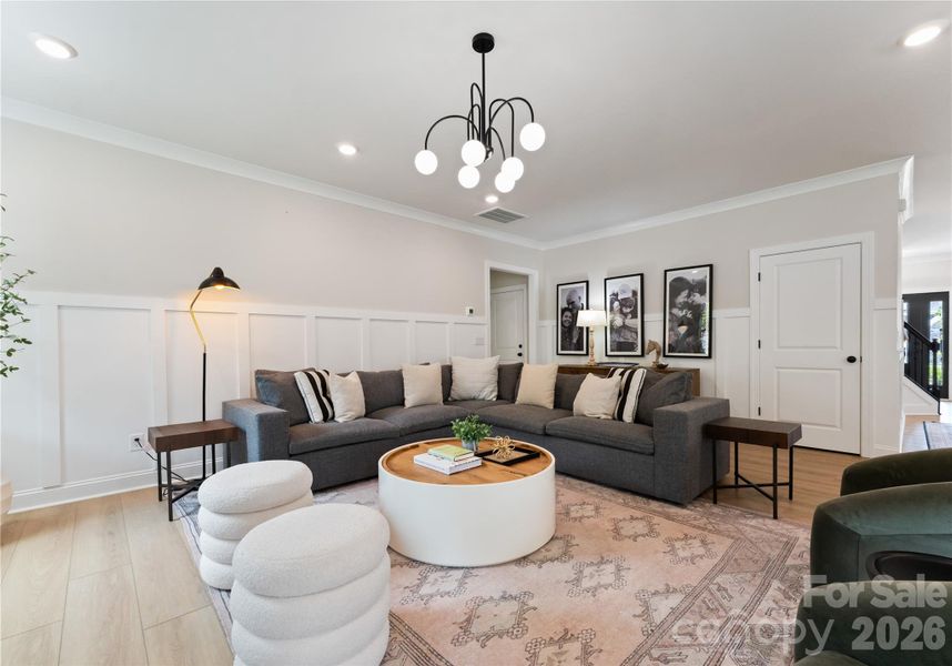 Furnished interior view inside a new home in Avienmore, Charlotte (Image 30). Furnished interior view inside a new home in Avienmore, Charlotte (Image 30).