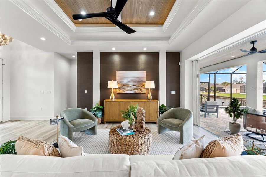 Furnished interior view inside a new home in , Port Charlotte (Image 56).