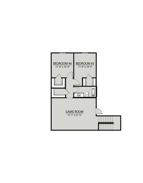 2D floor plan layout for the Camphor III by DSLD Homes in The Estates at Highland Reserves, Pleasant View, TN (Image 5). 2D floor plan layout for the Camphor III by DSLD Homes in The Estates at Highland Reserves, Pleasant View, TN (Image 5).
