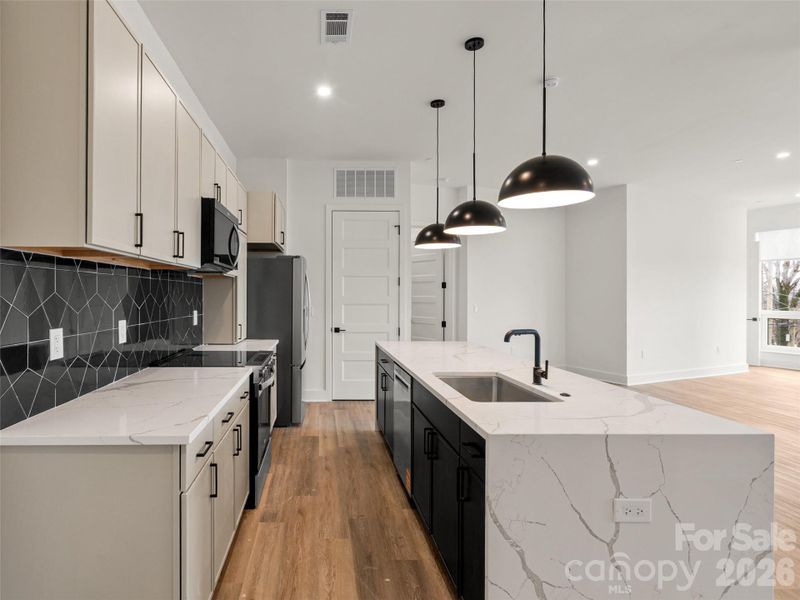 Furnished interior view inside a new home in , Asheville (Image 11).