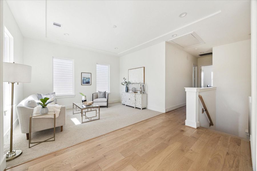 Furnished interior view inside a new home in , Houston (Image 13).