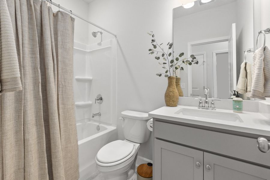 Furnished interior view inside a new home in Cedar Glen Preserve, Huger (Image 35).
