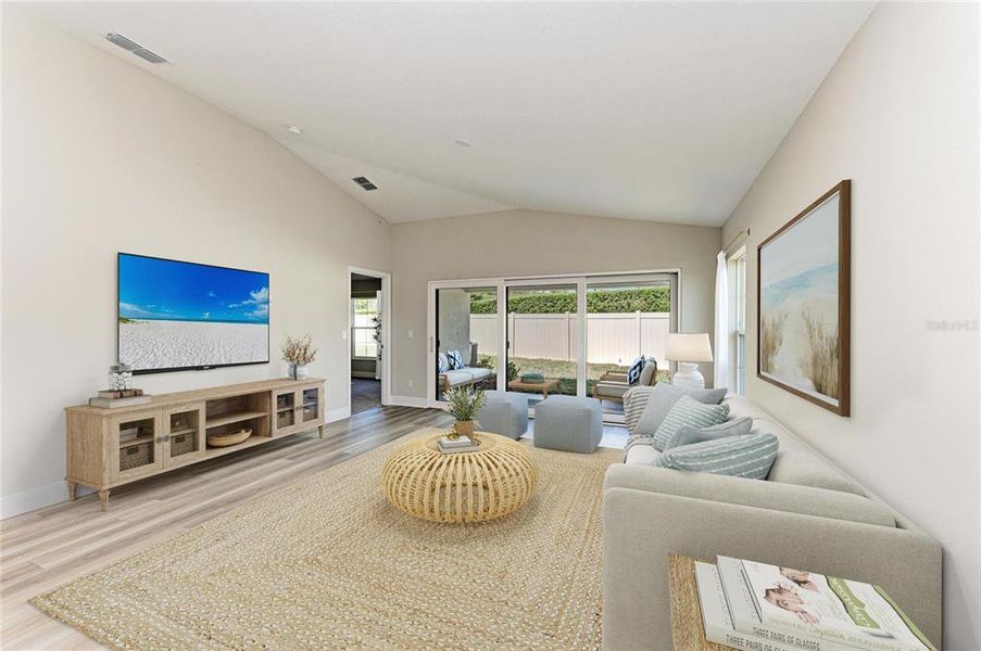 Furnished interior view inside a new home in Crosswind Point, Parrish (Image 11).
