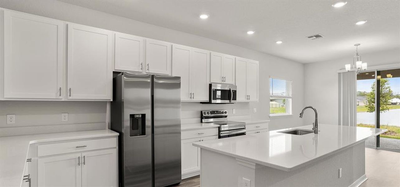 Furnished interior view inside a new home in The Crossings - Single-Family Homes, St. Cloud (Image 5).