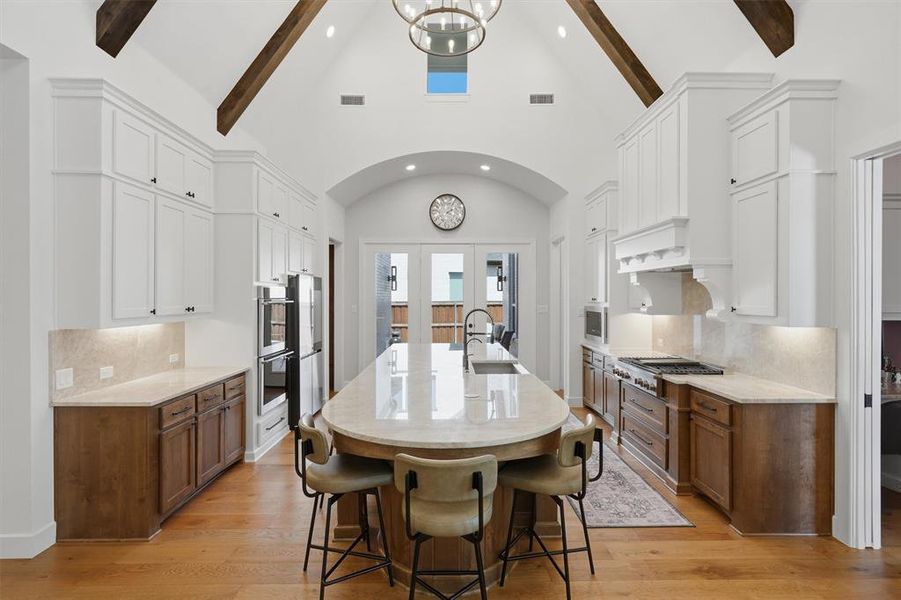 Furnished interior view inside a new home in Trinity Falls: 70ft. lots, McKinney (Image 13).
