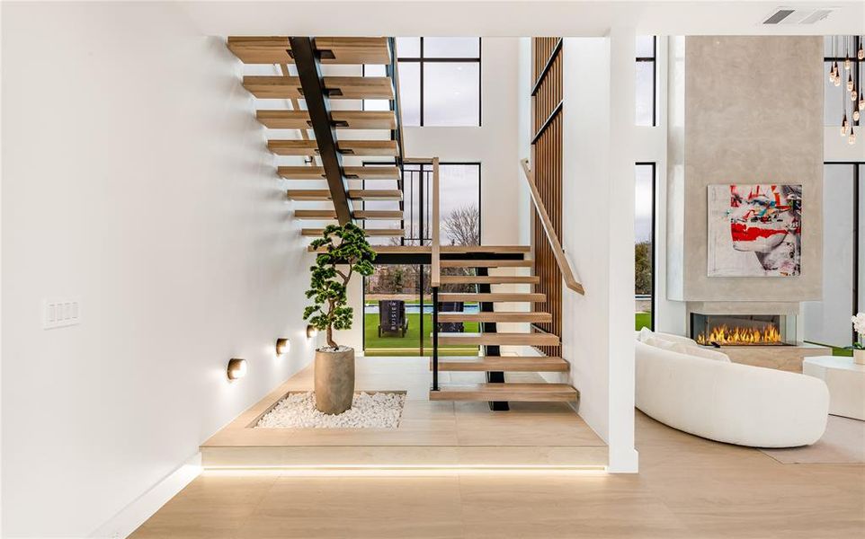 Furnished interior view inside a new home in , Heath (Image 32).