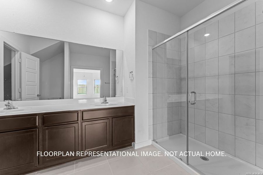 Furnished interior view inside a new home in Paloma Park, Converse (Image 9).