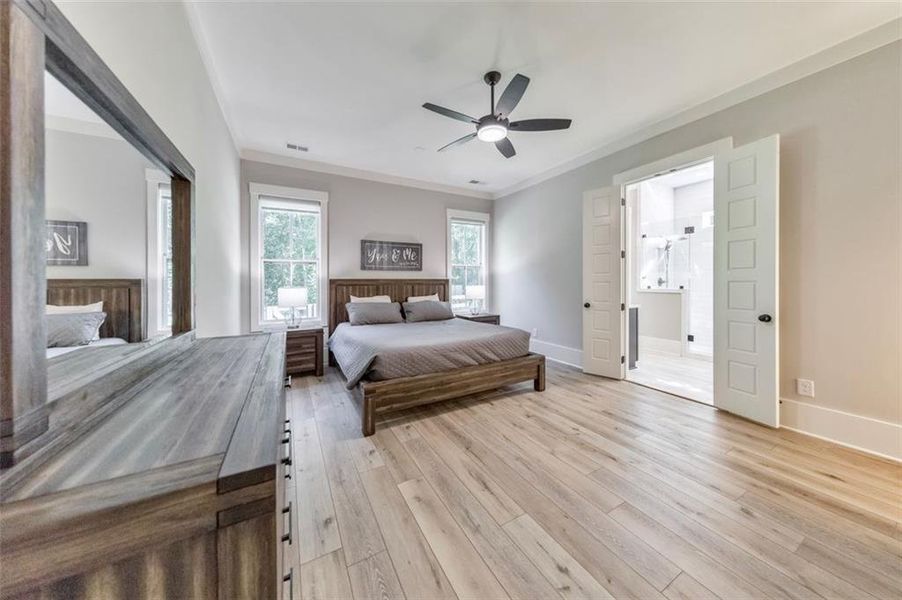 Furnished interior view inside a new home in , Woodstock (Image 26).