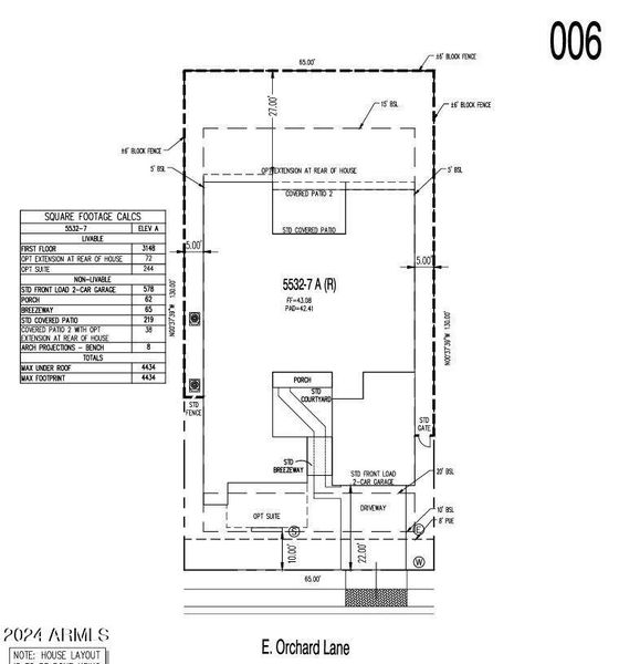 Plot Plan