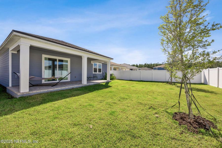 Exterior details and patio area of a home in Forest Park at Wildlight, Yulee (Image 24). Exterior details and patio area of a home in Forest Park at Wildlight, Yulee (Image 24).