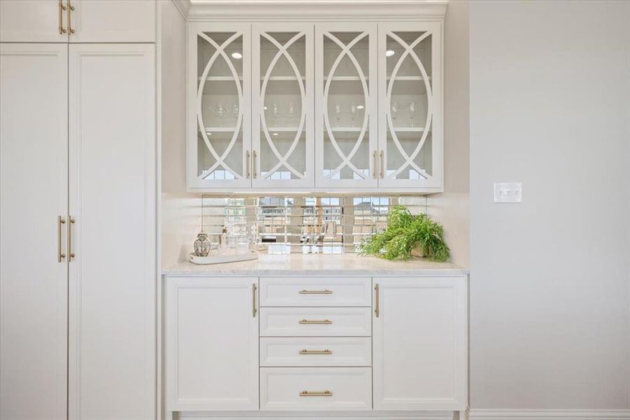 Built in buffet Built in buffet