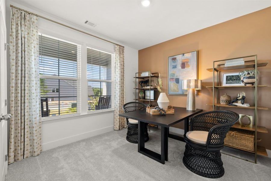 Furnished interior view inside a new home in Twelve Parks 55+, Sharpsburg (Image 6).