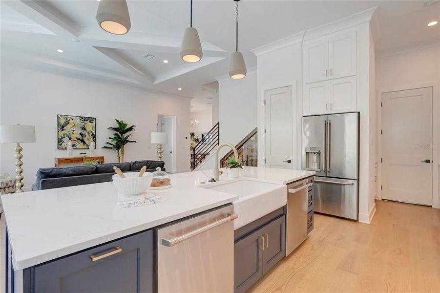 Furnished interior view inside a new home in , Tampa (Image 38).