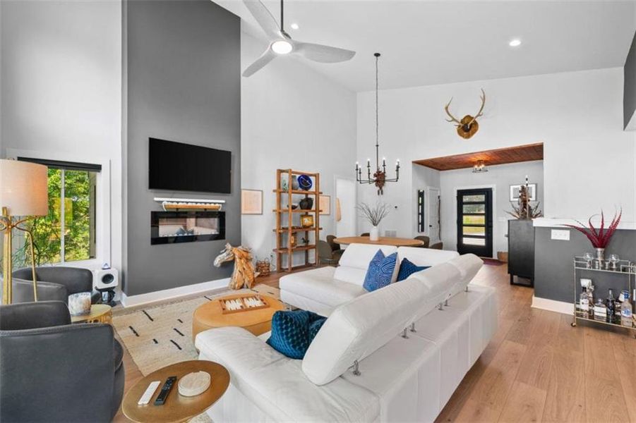 Furnished interior view inside a new home in , Morganton (Image 35).