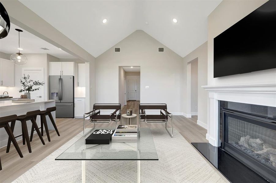 Furnished interior view inside a new home in Heritage Ranch, Sherman (Image 7).