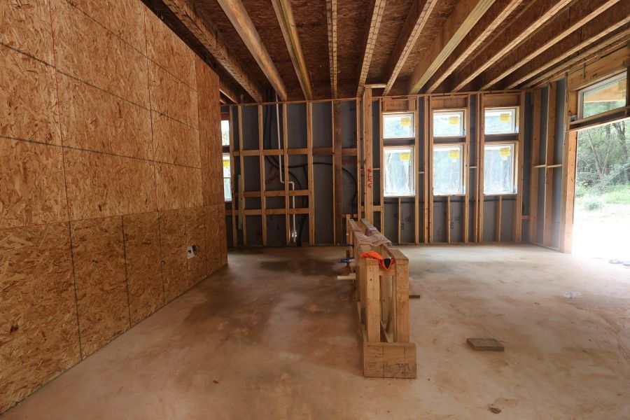 In-progress construction of a new home in , Montgomery, TX (Image 17).