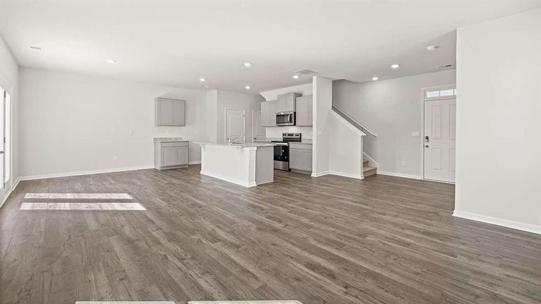 Spacious, unfurnished interior of a new home in Sherwood Manor, South Fulton (Image 8). Spacious, unfurnished interior of a new home in Sherwood Manor, South Fulton (Image 8).