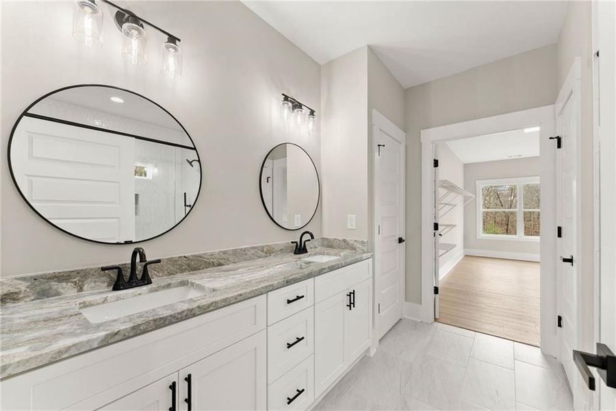 Furnished interior view inside a new home in , Clarkesville (Image 13).