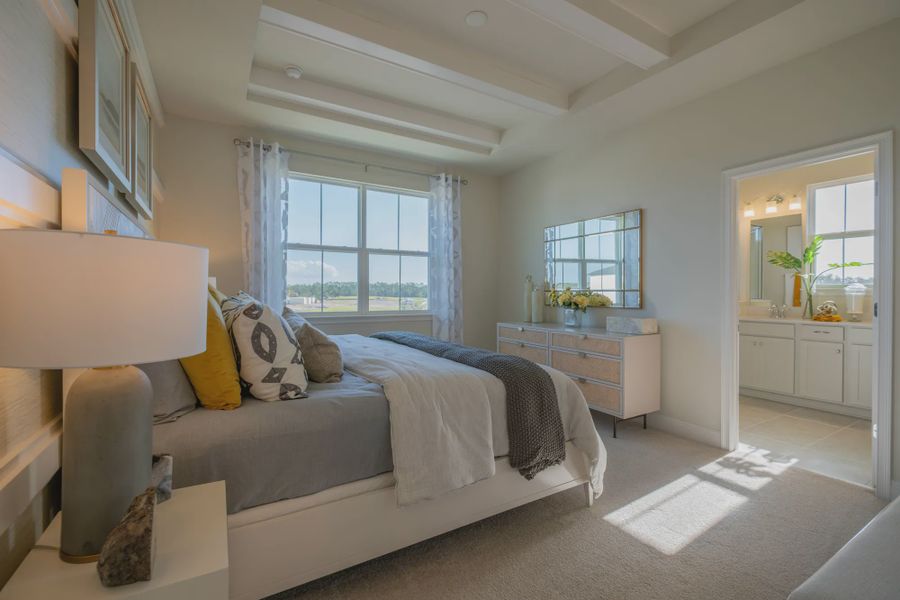 Representative furnished interior of a home built from the Aster by Jones Homes USA in Havenfield at Crossprairie, St. Cloud (Image 2). Representative furnished interior of a home built from the Aster by Jones Homes USA in Havenfield at Crossprairie, St. Cloud (Image 2).