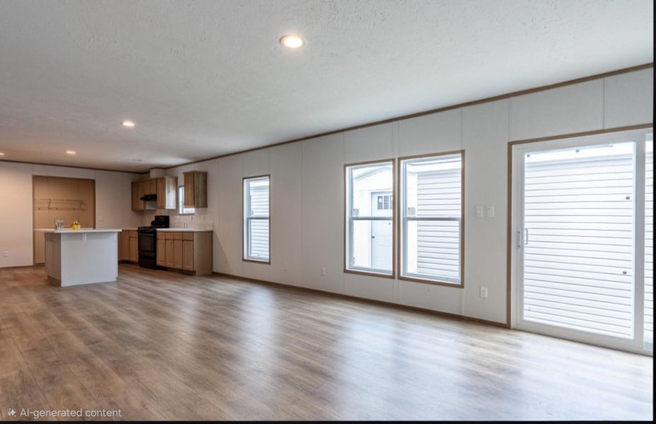 Spacious, unfurnished interior of a new home in , Wallace (Image 12).
