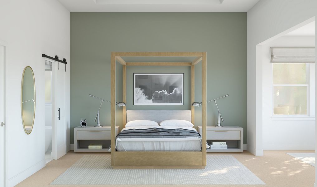 Primary suite with sitting room