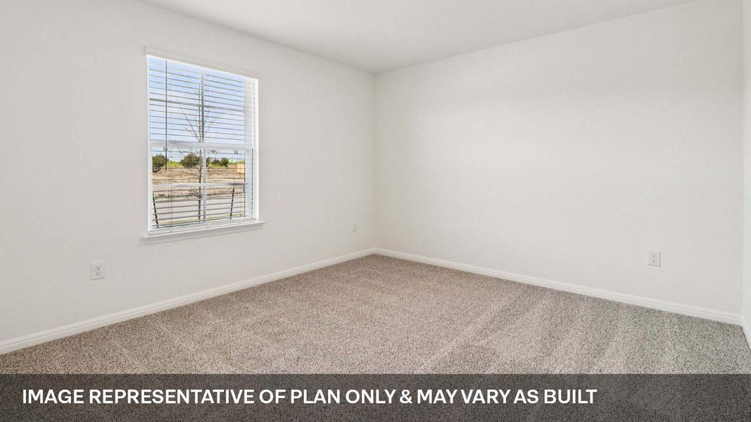 Representative unfurnished interior of a home built from the The Irvine by D.R. Horton in Carillon, Manor (Image 18).