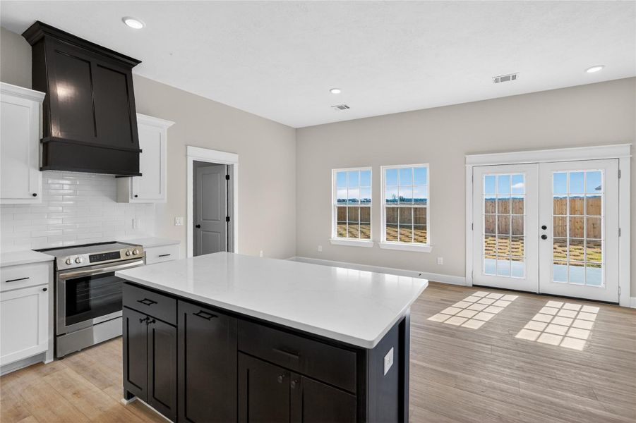 Furnished interior view inside a new home in , Snook (Image 9).