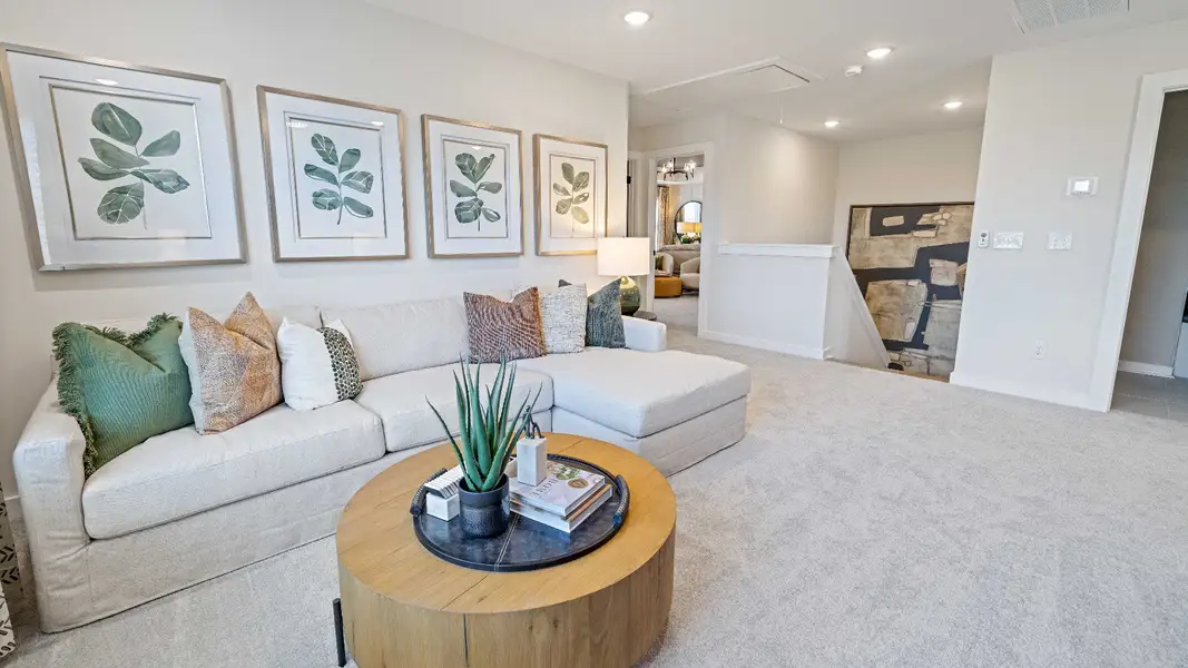 Representative furnished interior of a home built from the Wynwood by DRB Homes in Cottages of Bearwood, Mount Pleasant (Image 17).