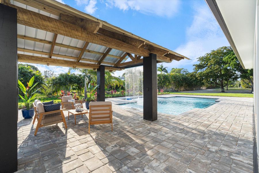 Exterior details and patio area of a home in , West Palm Beach (Image 3).