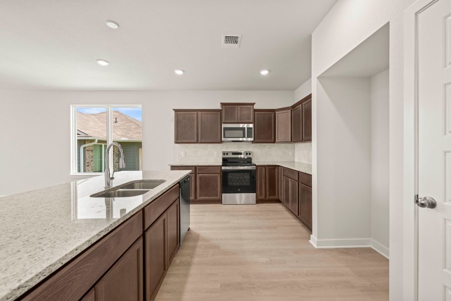 Furnished interior view inside a new home in South Pointe, Temple (Image 5). Furnished interior view inside a new home in South Pointe, Temple (Image 5).