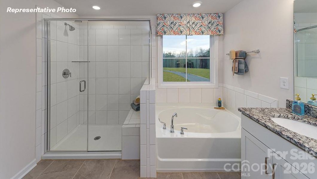 Furnished interior view inside a new home in Skybrook Corners, Huntersville (Image 3).