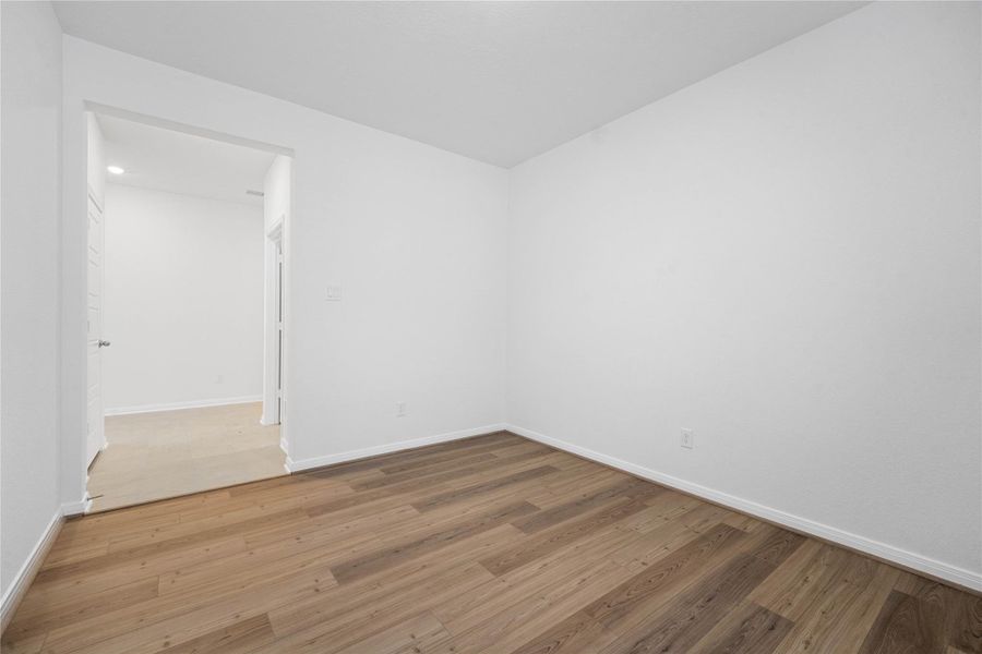 Additional view from Den to the hallway.