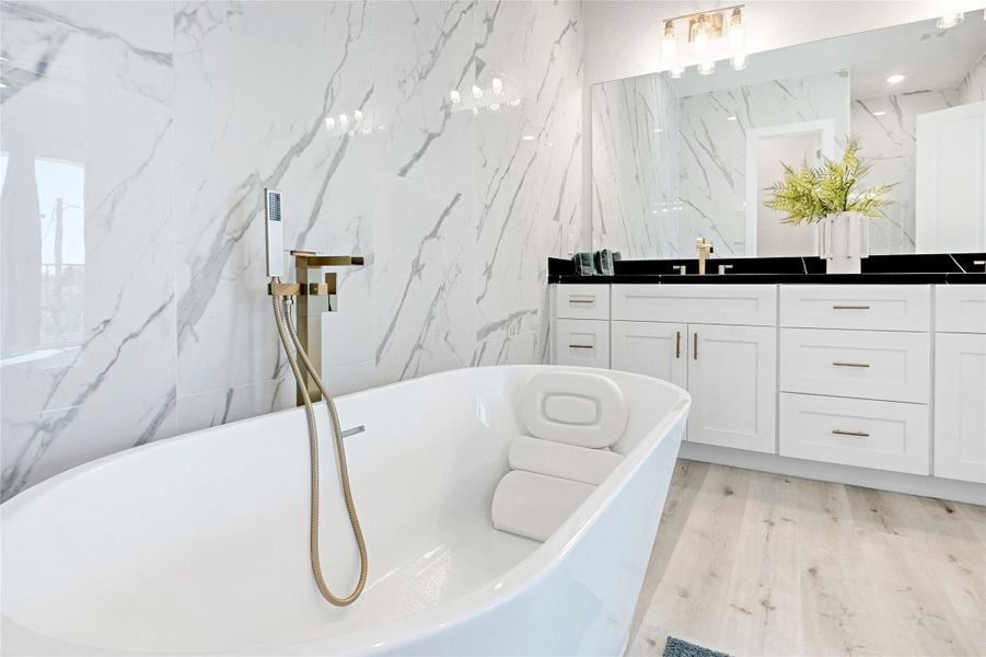 Furnished interior view inside a new home in , Houston (Image 14).