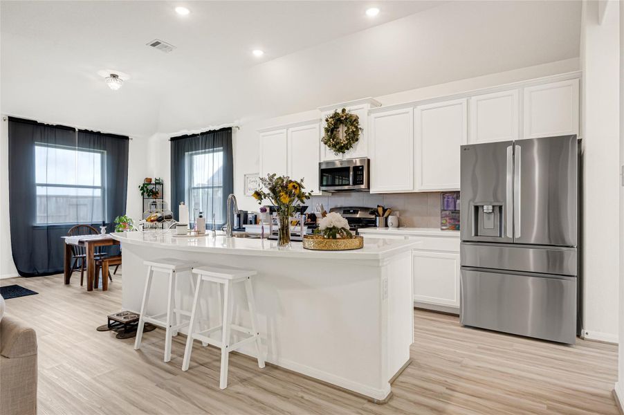 Furnished interior view inside a new home in Oakwood Estates, Waller (Image 16). Furnished interior view inside a new home in Oakwood Estates, Waller (Image 16).