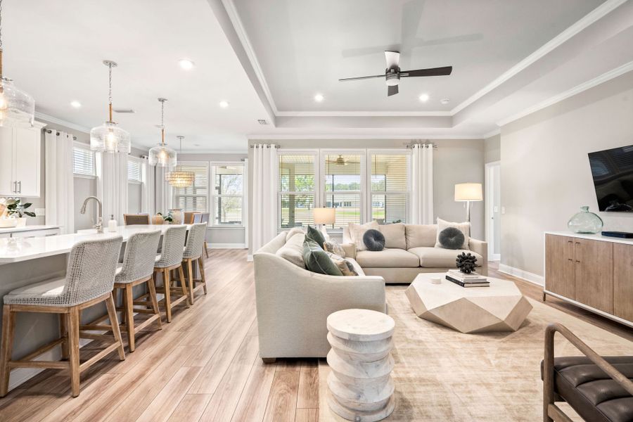 Furnished interior view inside a new home in Sun City Hilton Head, Bluffton (Image 33).