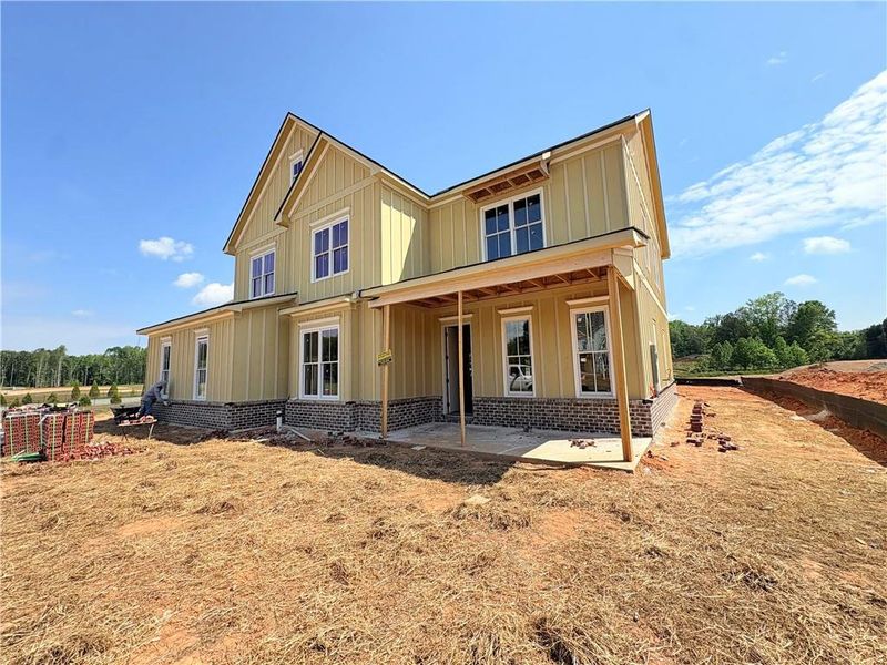 In-progress construction of a new home in The Tillery, Marietta, GA (Image 93).