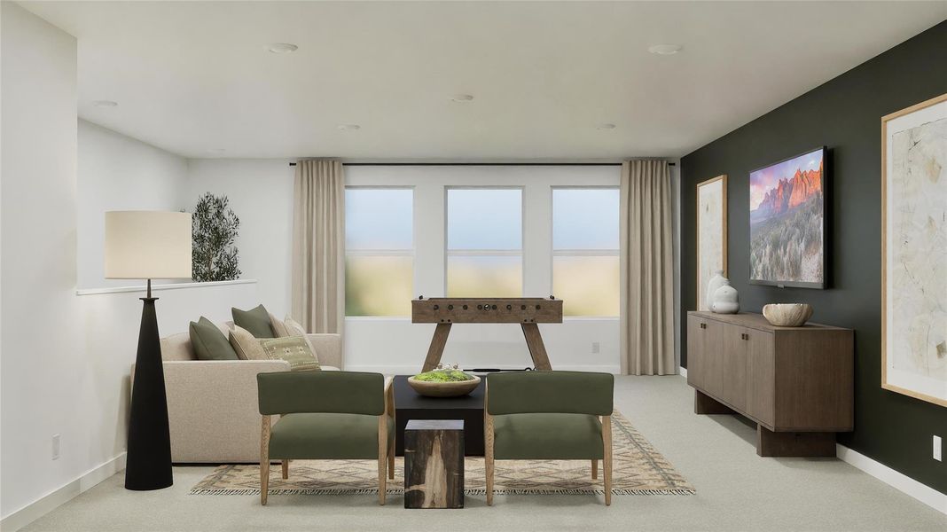 Furnished interior view inside a new home in Ashland, Angleton (Image 30).