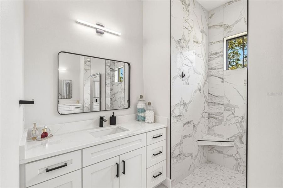 Furnished interior view inside a new home in , North Port (Image 41).