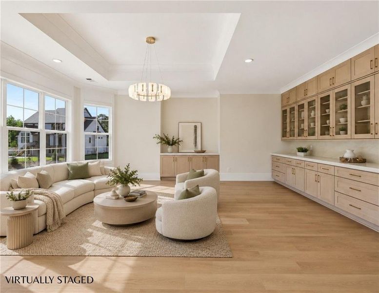 Furnished interior view inside a new home in , Buford (Image 20).