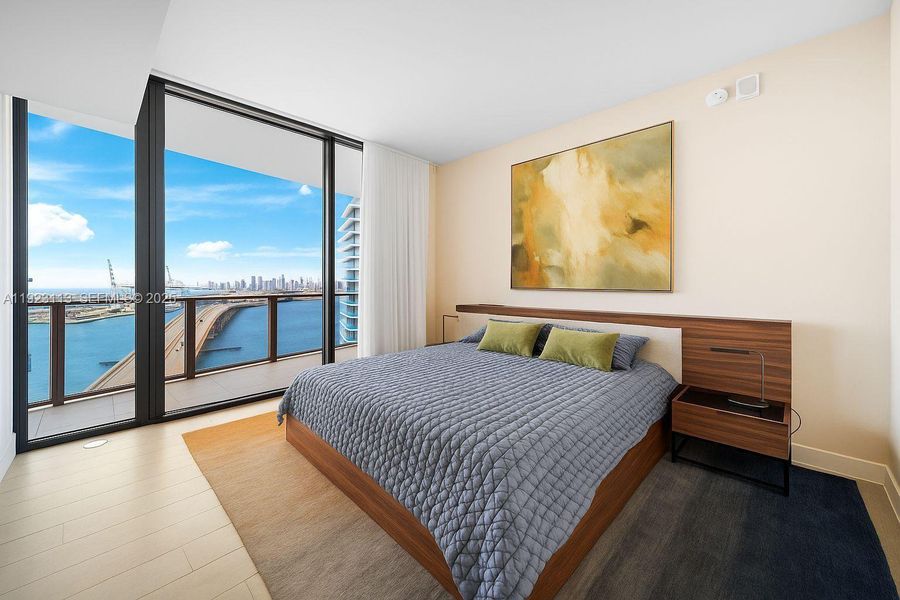 Furnished interior view inside a new home in Five Park, Miami Beach (Image 8). Furnished interior view inside a new home in Five Park, Miami Beach (Image 8).