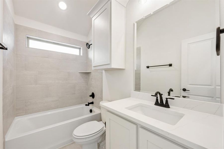 Furnished interior view inside a new home in Meadow Vista 60-65, Anna (Image 9). Furnished interior view inside a new home in Meadow Vista 60-65, Anna (Image 9).