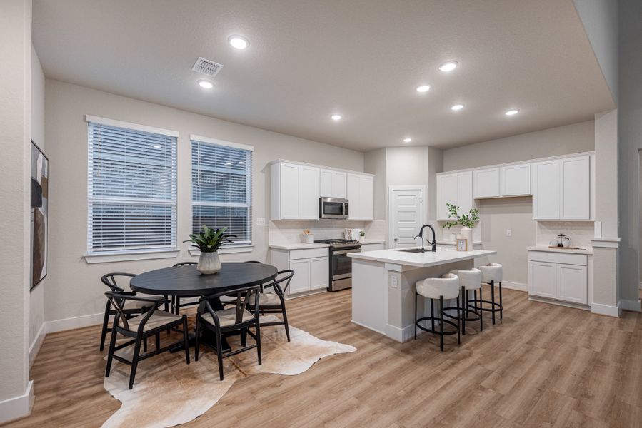 Furnished interior view inside a new home in Stillwater Ranch, San Antonio (Image 12). Furnished interior view inside a new home in Stillwater Ranch, San Antonio (Image 12).