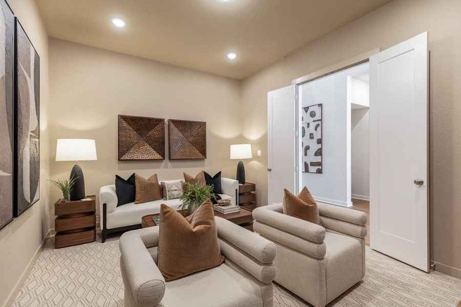 Representative Entertainment Room - some options shown