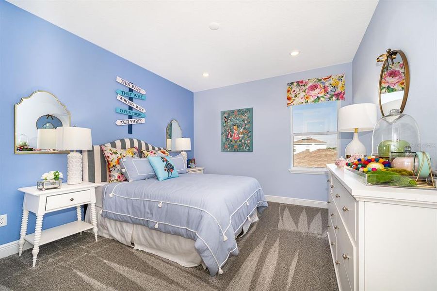 Furnished interior view inside a new home in Serenade at Ovation, Winter Garden (Image 17).