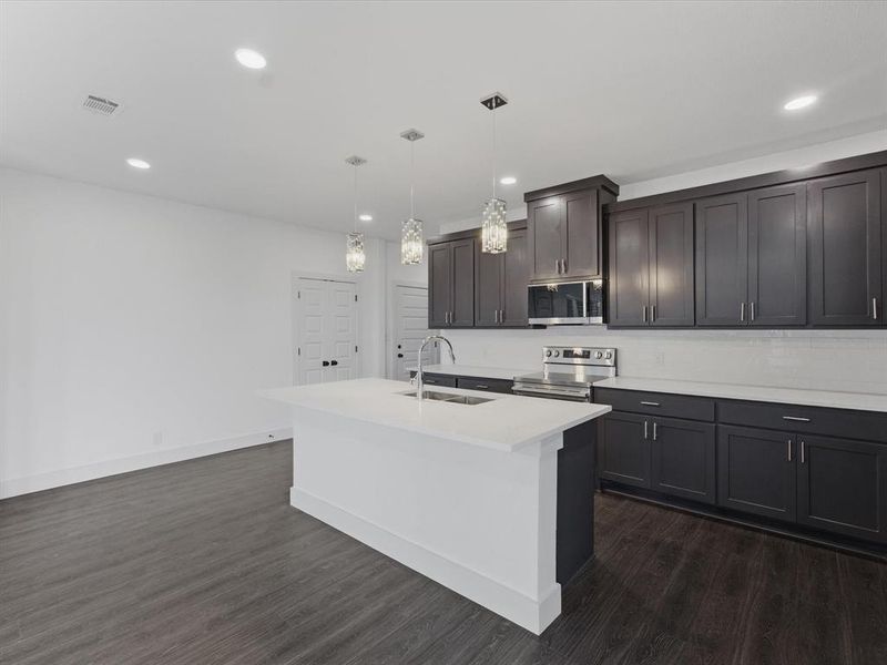 Furnished interior view inside a new home in , Avalon (Image 5).
