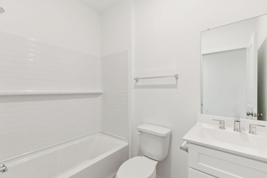 Furnished interior view inside a new home in Mavera, Conroe (Image 14).