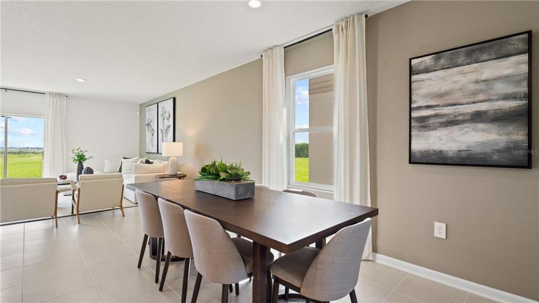 Furnished interior view inside a new home in Wynnstone, Davenport (Image 3). Furnished interior view inside a new home in Wynnstone, Davenport (Image 3).