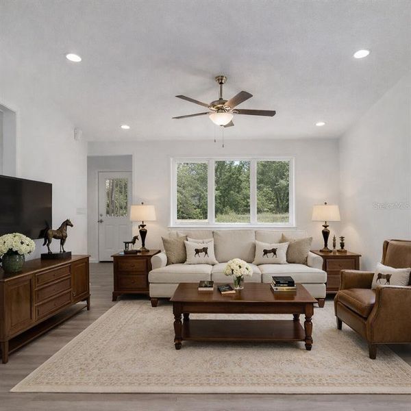 Furnished interior view inside a new home in , Ocala (Image 42).