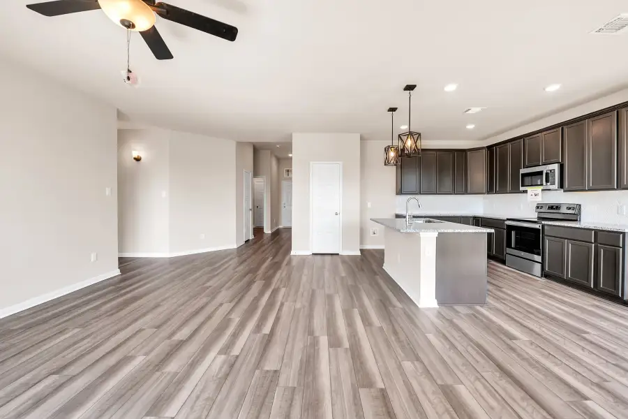 Furnished interior view inside a new home in Rancho San Gabriel, Georgetown (Image 4).