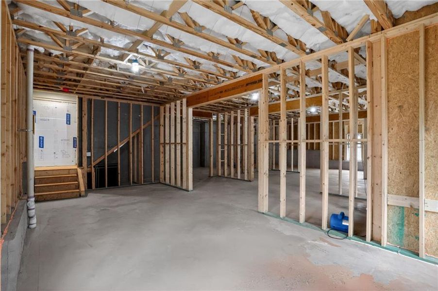 In-progress construction of a new home in , Dawsonville, GA (Image 28).